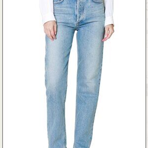 EUC Agolde 90s Pinch Waist Jeans size 26 Organic Made in USA in Soundwave